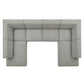 Restore 6-Piece Performance Fabric Upholstered U-Shaped Sectional Sofa by Modway