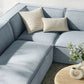 Restore 6-Piece Performance Fabric Upholstered U-Shaped Sectional Sofa by Modway