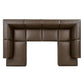 Restore 6-Piece Vegan Leather U-Shaped Armless Sectional Sofa by Modway