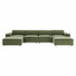 Restore 6-Piece Performance Fabric Upholstered Modular Sectional Sofa by Modway