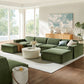 Restore 6-Piece Performance Fabric Upholstered Modular Sectional Sofa by Modway