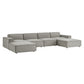 Restore 6-Piece Performance Fabric Upholstered Modular Sectional Sofa by Modway