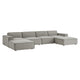 Restore 6-Piece Performance Fabric Upholstered Modular Sectional Sofa by Modway