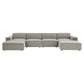 Restore 6-Piece Performance Fabric Upholstered Modular Sectional Sofa by Modway