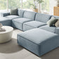 Restore 6-Piece Performance Fabric Upholstered Modular Sectional Sofa by Modway