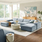 Restore 6-Piece Performance Fabric Upholstered Modular Sectional Sofa by Modway