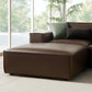 Restore 6-Piece Vegan Leather Modular Sectional Sofa by Modway