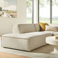 Restore 3-Piece Performance Fabric Upholstered Modular L-Shaped Sectional Sofa by Modway