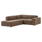 Restore 3-Piece Performance Fabric Upholstered Modular L-Shaped Sectional Sofa by Modway