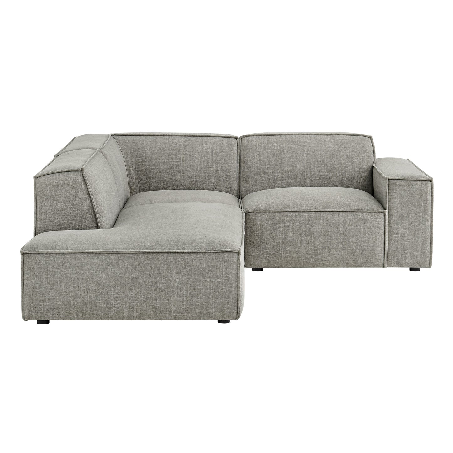 Restore 3-Piece Performance Fabric Upholstered Modular L-Shaped Sectional Sofa by Modway