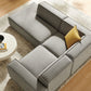Restore 3-Piece Performance Fabric Upholstered Modular L-Shaped Sectional Sofa by Modway
