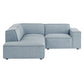 Restore 3-Piece Performance Fabric Upholstered Modular L-Shaped Sectional Sofa by Modway