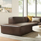 Restore 3-Piece Vegan Leather Modular L-Shaped Sectional Sofa by Modway