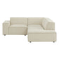 Restore 3-Piece Performance Fabric Upholstered Modular L-Shaped Sectional Sofa by Modway