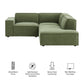 Restore 3-Piece Performance Fabric Upholstered Modular L-Shaped Sectional Sofa by Modway