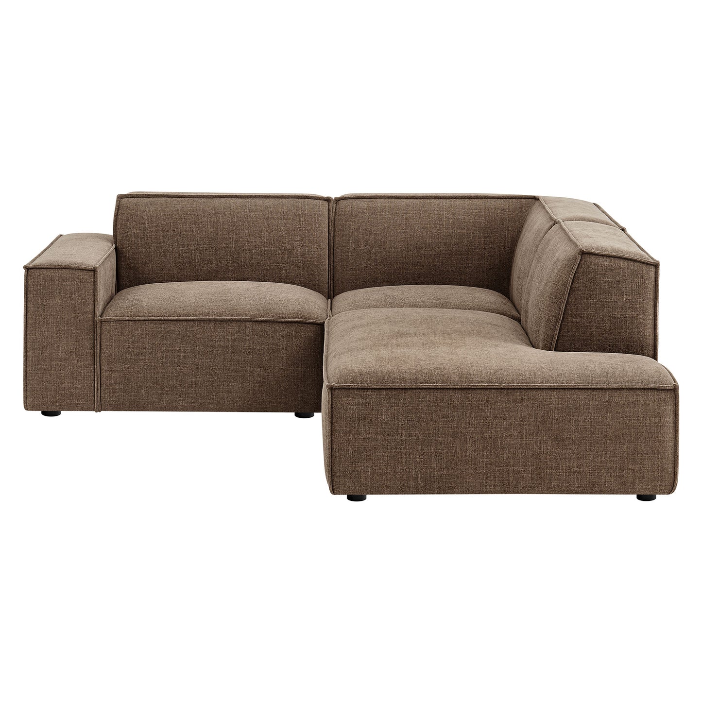 Restore 3-Piece Performance Fabric Upholstered Modular L-Shaped Sectional Sofa by Modway