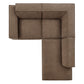 Restore 3-Piece Performance Fabric Upholstered Modular L-Shaped Sectional Sofa by Modway