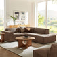 Restore 3-Piece Performance Fabric Upholstered Modular L-Shaped Sectional Sofa by Modway