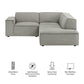 Restore 3-Piece Performance Fabric Upholstered Modular L-Shaped Sectional Sofa by Modway