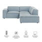 Restore 3-Piece Performance Fabric Upholstered Modular L-Shaped Sectional Sofa by Modway