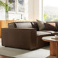 Restore 3-Piece Vegan Leather Modular L-Shaped Sectional Sofa by Modway