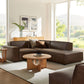 Restore 3-Piece Vegan Leather Modular L-Shaped Sectional Sofa by Modway