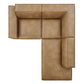 Restore 3-Piece Vegan Leather Modular L-Shaped Sectional Sofa by Modway