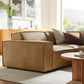 Restore 3-Piece Vegan Leather Modular L-Shaped Sectional Sofa by Modway