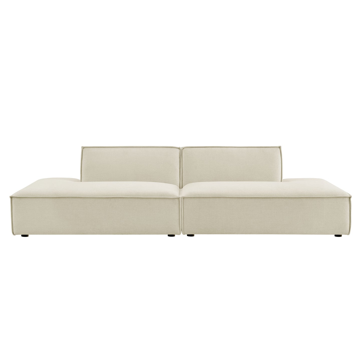 Restore 2-Piece Performance Fabric Upholstered Modular Loveseat by Modway