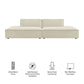 Restore 2-Piece Performance Fabric Upholstered Modular Loveseat by Modway