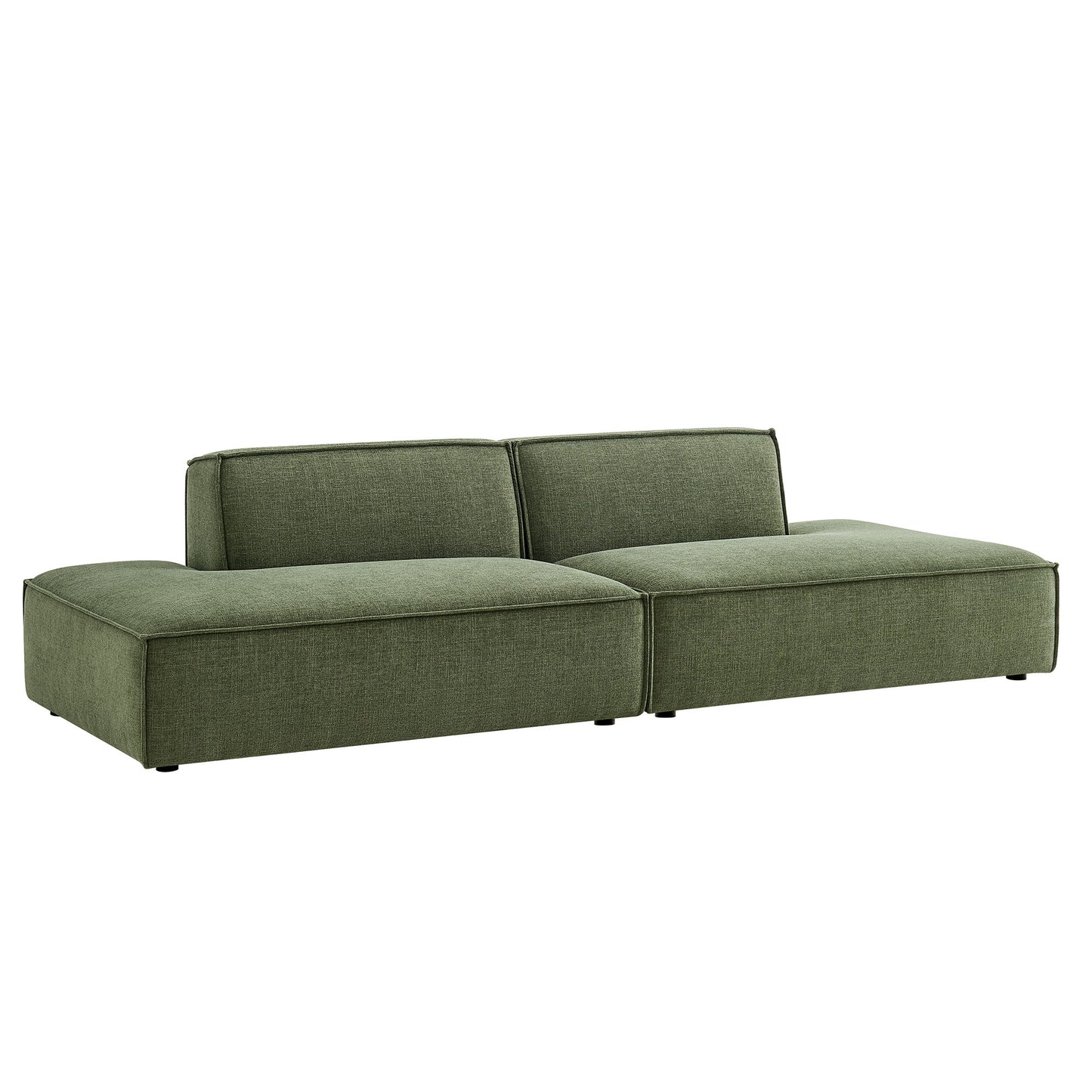 Restore 2-Piece Performance Fabric Upholstered Modular Loveseat by Modway