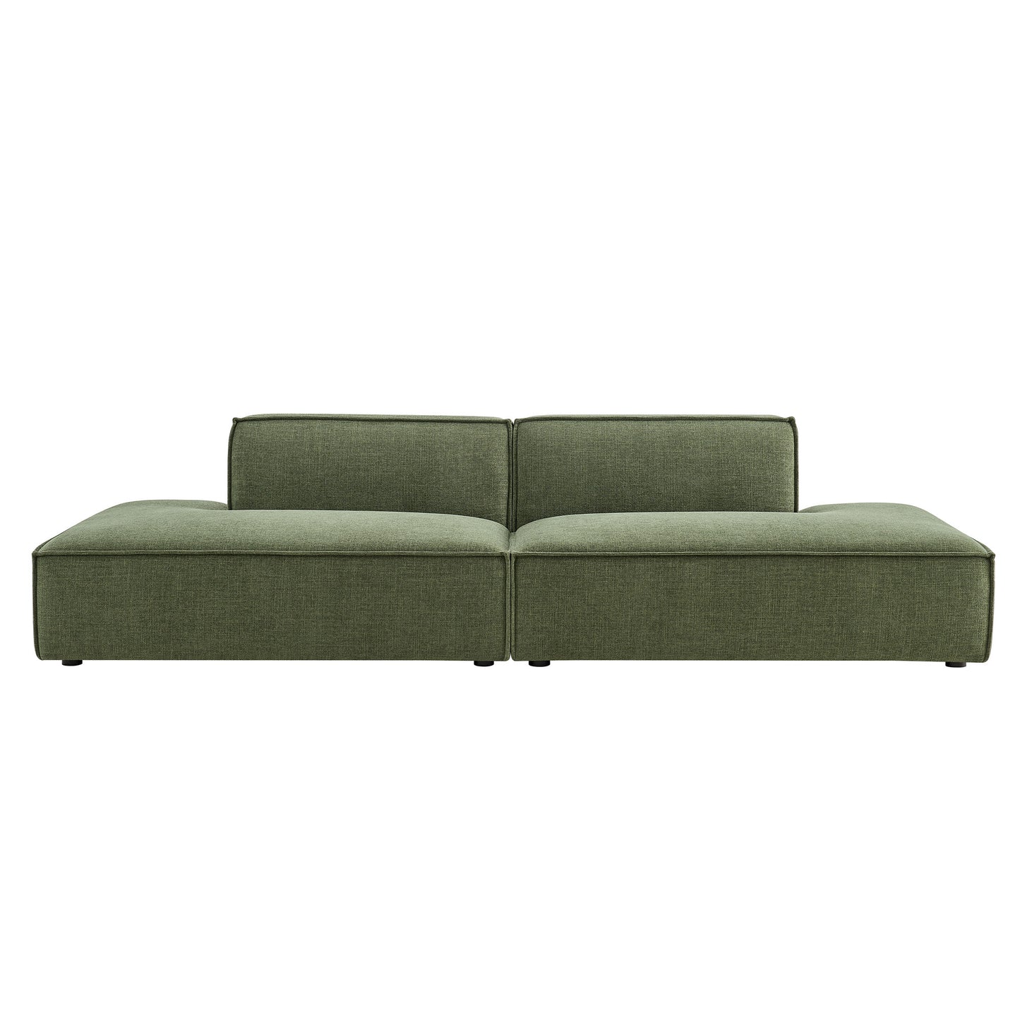 Restore 2-Piece Performance Fabric Upholstered Modular Loveseat by Modway