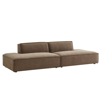 Restore 2-Piece Performance Fabric Upholstered Modular Loveseat by Modway