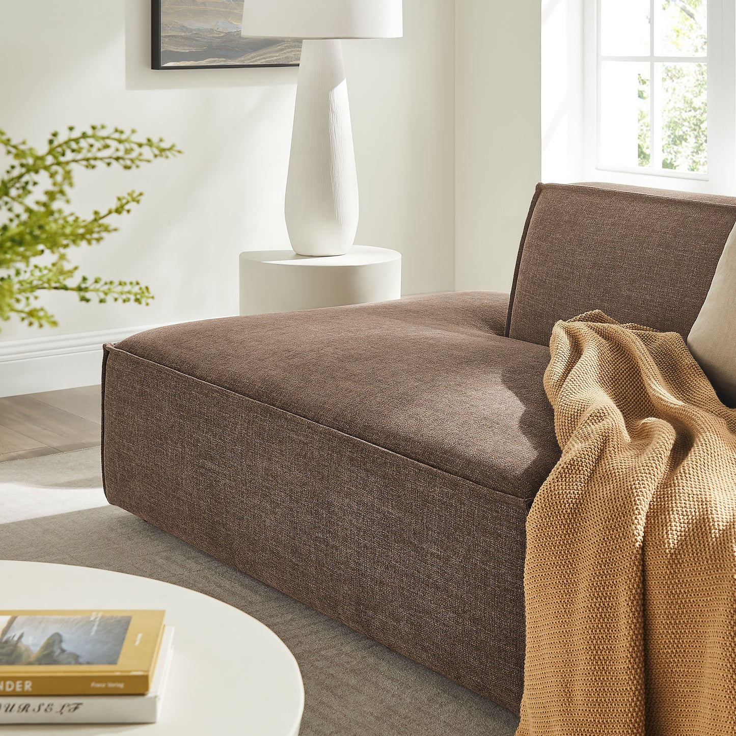 Restore 2-Piece Performance Fabric Upholstered Modular Loveseat by Modway