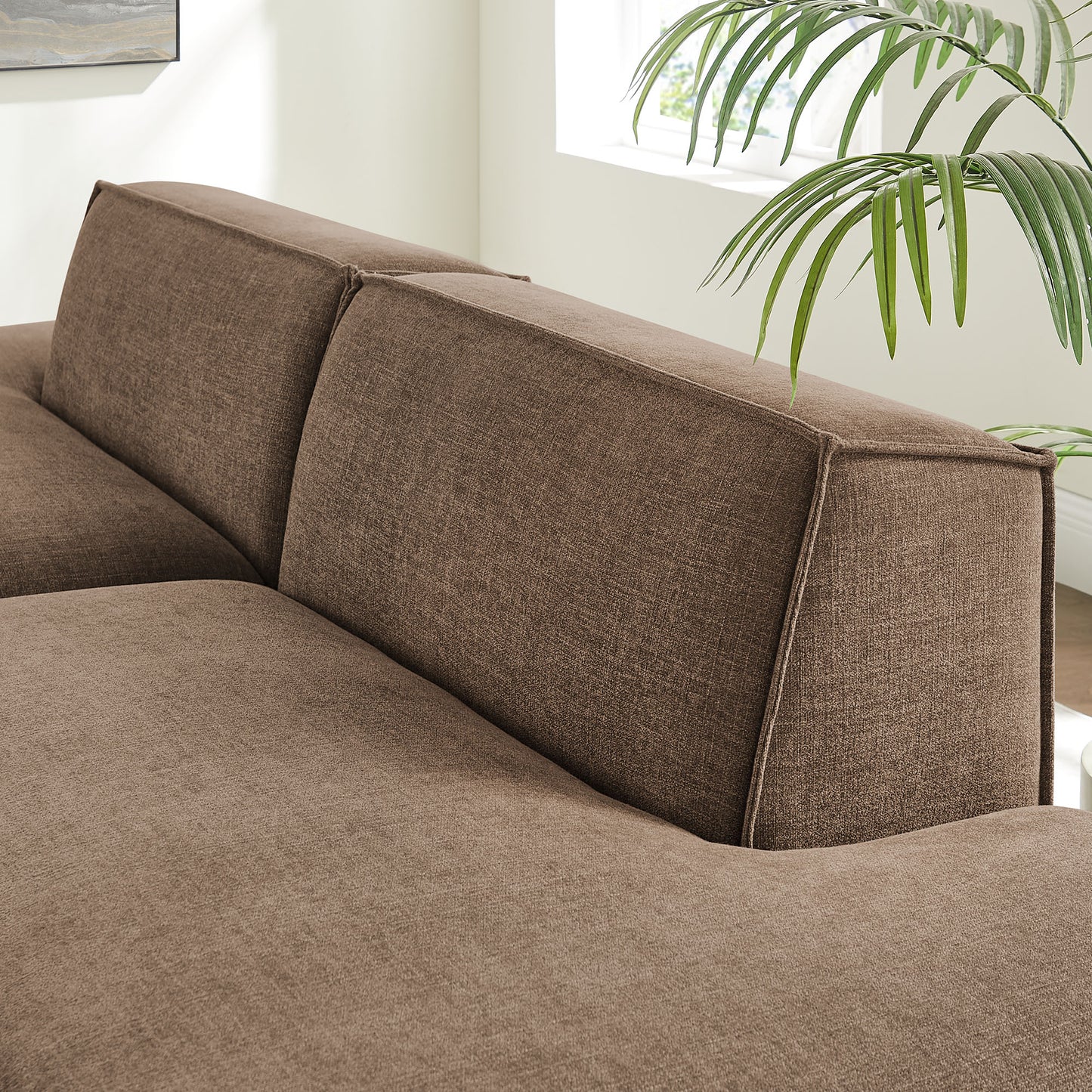 Restore 2-Piece Performance Fabric Upholstered Modular Loveseat by Modway