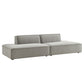 Restore 2-Piece Performance Fabric Upholstered Modular Loveseat by Modway