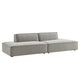 Restore 2-Piece Performance Fabric Upholstered Modular Loveseat by Modway