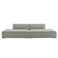 Restore 2-Piece Performance Fabric Upholstered Modular Loveseat by Modway