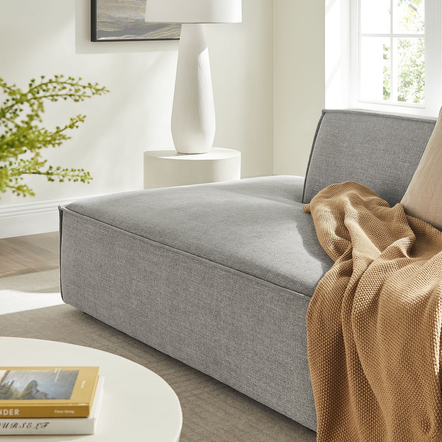 Restore 2-Piece Performance Fabric Upholstered Modular Loveseat by Modway
