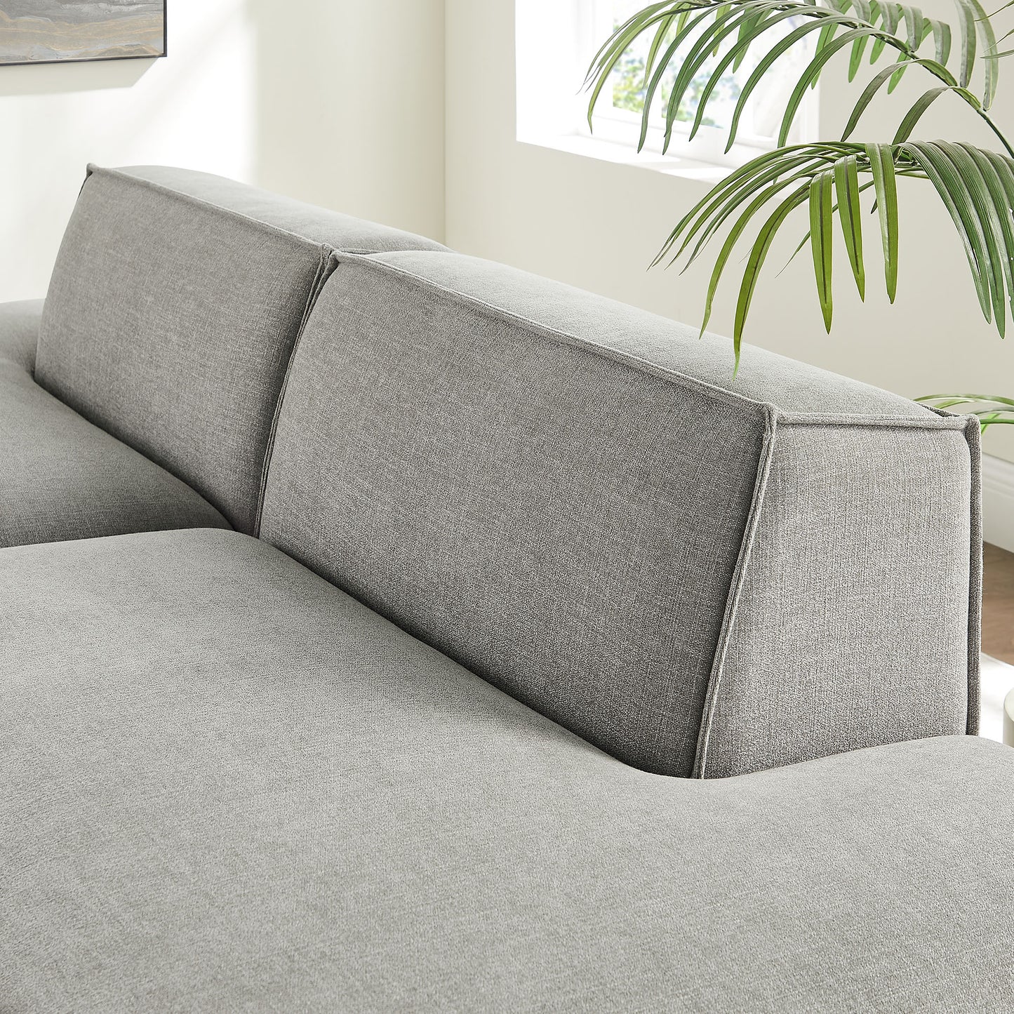 Restore 2-Piece Performance Fabric Upholstered Modular Loveseat by Modway