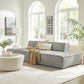 Restore 2-Piece Performance Fabric Upholstered Modular Loveseat by Modway