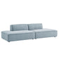 Restore 2-Piece Performance Fabric Upholstered Modular Loveseat by Modway