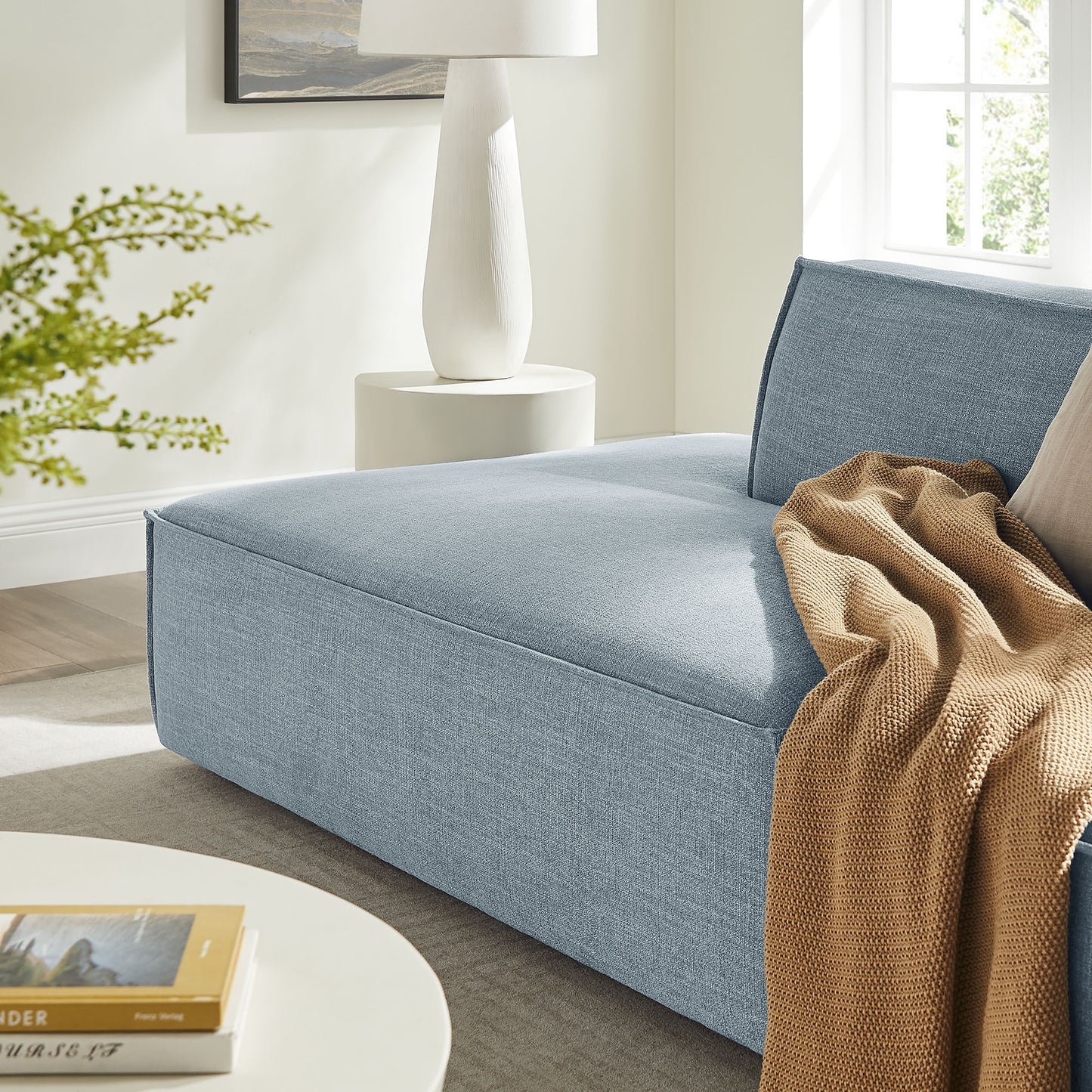 Restore 2-Piece Performance Fabric Upholstered Modular Loveseat by Modway