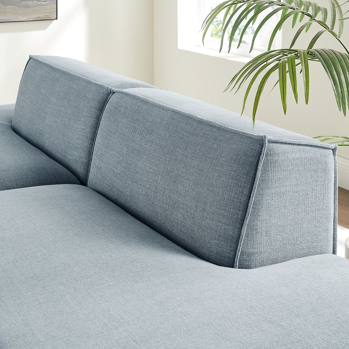 Restore 2-Piece Performance Fabric Upholstered Modular Loveseat by Modway