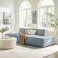 Restore 2-Piece Performance Fabric Upholstered Modular Loveseat by Modway