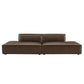 Restore 2-Piece Vegan Leather Modular Loveseat by Modway