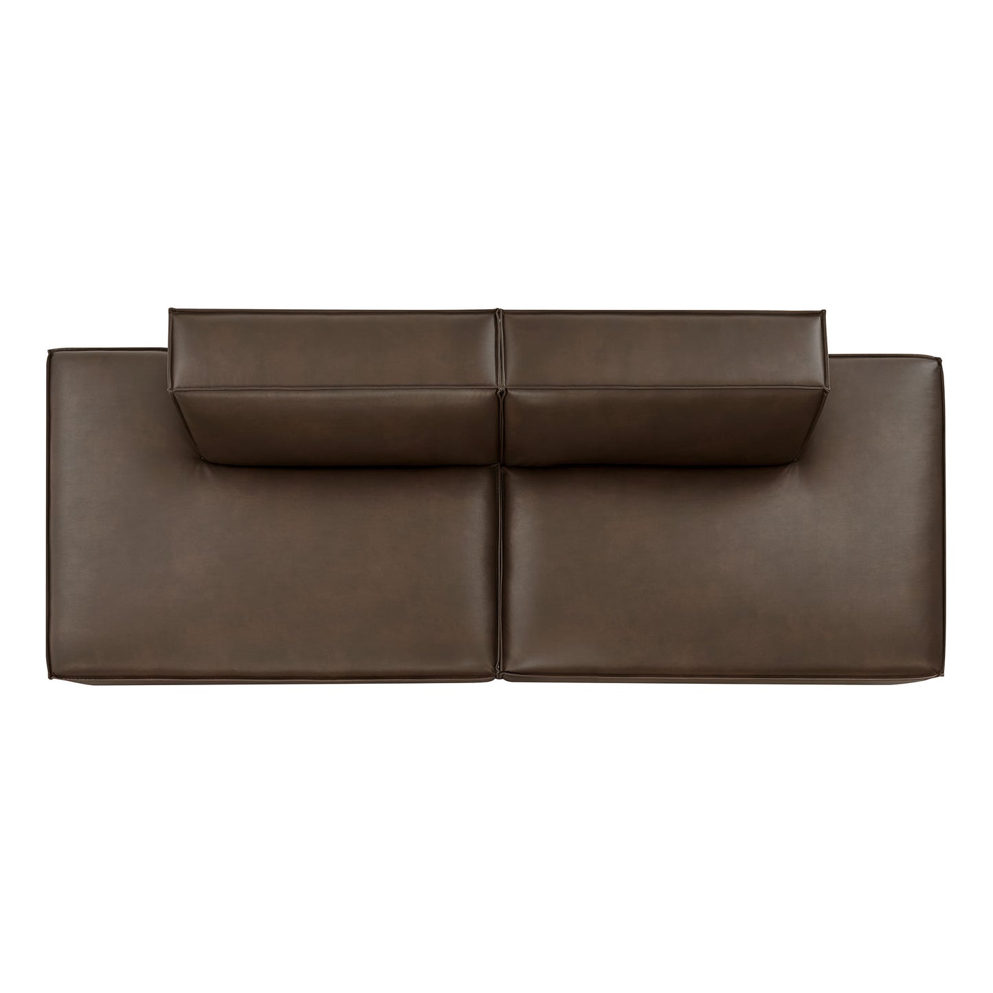 Restore 2-Piece Vegan Leather Modular Loveseat by Modway