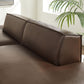 Restore 2-Piece Vegan Leather Modular Loveseat by Modway