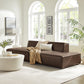 Restore 2-Piece Vegan Leather Modular Loveseat by Modway