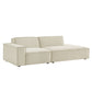 Restore 2-Piece Performance Fabric Upholstered Modular Loveseat by Modway